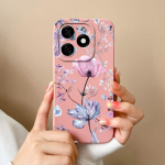 &Uuml;mbrised Tecno Spark 20 20C Pop 8 Pova 6 Pro Itel A18s A70 tagakaas P&auml;ris lilleline avokaado matt silikoon Pehme kaamerakaitse mood telefonikotid Tecno Hot 40i