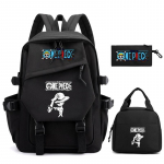 3 tk/komplekt Anime &uuml;hes t&uuml;kis nailonist seljakott l&otilde;unakotiga t&uuml;drukutele poistele teismeliste raamatukott Koolikott Meeste naiste vaba aja reisikott