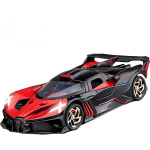 1/32 m&auml;nguautod &uuml;hilduvad Bugatti bolide autod m&auml;nguasja mudel auto sulamist survevalu Koguge tulede ja muusikaga autom&auml;nguasi, t&otilde;mmake tagasi lastele poiste festivali kingitus 1/32-Size:15.3*7.3*3.8cm punane