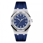 Automaatne kell meestele 40MM Jaapan Miyota 8215 mehhanismiga Spordik&auml;ekellad Safiirklaas Kummirihm 50M Veekindel Japan-Miyota-8215