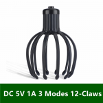 12/8 k&uuml;&uuml;nisvibratsiooni peamasseerija kaheksajalg stressi leevendav s&uuml;vakudede peanaha massaaž juhtmevaba tervishoiupunkt s&otilde;tkumine Masajeador