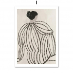 Abstraktsed beežid minimaalsed Boho jooned vaas Picasso plakatid seinakunst l&otilde;uendimaaling ja prindib seinapildid elutoa sisekujunduseks 21x30cm No Framed