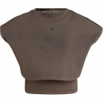 Adidas Power Stripe &Uuml;mmarguse kaelusega varrukateta topp Naiste topid IW3187 XL