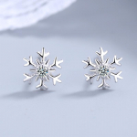 S925 Sterling H&otilde;be Lumekristall Teemant Naelk&otilde;rvar&otilde;ngad Lihtsad Temperamentsed K&otilde;igega Sobivad J&otilde;ulud 925