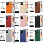 Honor Play6T veisenahast poolkaaneline lit&scaron;i mustriga &uuml;mbris Play5TPro jaoks Smart Blue. Honor Play 6T Pro