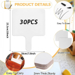 30 tk. Kuivkustutamise vastamislabad, k&auml;eshoitavad kahepoolsed labad Mini valged lauad V&auml;ikesed valged tahvlid Kuivkustutusm&auml;rgid oksjonilapp valge