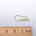 20 tk ehete leidmine 18K kullatud nikerdatud k&otilde;rvar&otilde;ngas Prantsuse konks