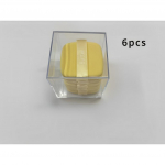 Professionaalne meigik&auml;snade komplekt &ndash; 6 tk h&uuml;drofiilsed Pu segamisk&auml;snad ja puudrit, l&otilde;hnavabad veatu jumestuskreemi pealekandmiseks 6pcs kollane