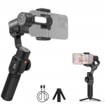 Zhiyun SMOOTH 5S AI k&auml;eshoitav 3-teljeline Gimbali stabilisaator telefoni Vlog Gimbal v&auml;rinavastane Sisseehitatud LED