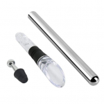 3 tk veini jahutuspulk korduvkasutatav roostevabast terasest kaasaskantav kolm-&uuml;hes veinijahuti aeraatori kallaja komplekt kodutarbed h&otilde;be