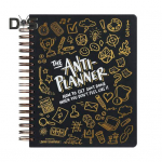 Plannerivastane s&uuml;learvuti Premium valgest paberist verejooksuvastase disainiga ADHD-s&otilde;bralik igap&auml;evane korraldaja koos koomiksite v&auml;rvimislehtede ja strateegiatega L must