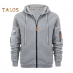 Meeste mantel kapuutsiga pingutusn&ouml;&ouml;riga pikkade varrukatega kapuutsiga jope &uuml;hev&auml;rvilised mitme taskuga pl&uuml;&uuml;s vooder Paks soe spordiriided L kaamel