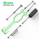 Uus mootorrattakiivri valgusriba &ouml;&ouml;s&otilde;idu LED-tule vilkuv signaali kleebis punane