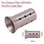 35 42 48 53mm Mootorratta Summuti Esimene Keskmine &Uuml;hendustoru Escape Moto Summuti Metallist Katal&uuml;saator DB Killer Universaalne Pit Bike 51MM DB Killer