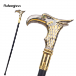 Kuldne valge kotkas jalutuskepp dekoratiivne vampiir Cospaly Vintage Party moodne jalutuskepp Halloweeni ristmik 89cm