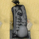 Halloweeni skeleti luud 19/28 t&uuml;kki Halloweeni rekvisiit skeleti kolju kummitusmaja &otilde;udusrekvisiit peokaunistused 19 pieces