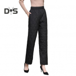 S&uuml;gistalvised puuvillased p&uuml;ksid rombiga tepitud sirge laia s&auml;&auml;rega pikad taskutega p&uuml;ksid &uuml;hev&auml;rvilised paksendatud soojad p&uuml;ksid XL hall