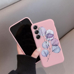 Lillede mustriga pehme silikoonist &uuml;mbris Xiaomi Redmi Note 13 Pro jaoks, Samsung A55 A35 M35 jaoks, iPhone 15 jaoks, Huawei Honor jaoks, Realme jaoks, kaamera kaitsev p&otilde;rutuskindel kate Samsung Galaxy S9 Plus sinine