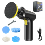 Juhtmeta autopoleerimismasin Harjadeta mootor Kolm k&auml;iku reguleeritava kiirusega, kvaliteetsed k&auml;snapadjad must