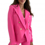 Naiste &uuml;likonnamantel, rev, pikkade varrukatega kaherealine ja klapitaskutega &uuml;likonnajakk, &uuml;hev&auml;rvilised, vabas vormis kontorinaised. M tumesinine v&auml;rv