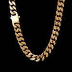 Euroopa ja Ameerika 12mm Hip Hop Roostevabast Terasest Kaelakee Poleeritud Kr&uuml;pteeritud Kl&otilde;pslukuga Neljalt K&uuml;ljelt Lihvitud Kuuba Keti Kaelakee 60cm
