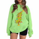 Naiste mood vabaaja pikkade varrukatega &uuml;hev&auml;rviline kapuuts XXXL