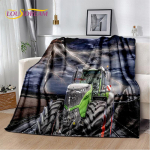 Autotraktori veoauto seeria mustriga pehme pl&uuml;&uuml;stekk, flanelltekk elutuppa magamistoa voodi diivani piknikukate 30x40in