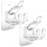 2 tk Kardinapuu konksud Kaks paigaldusviisi Isekleepuv, t&otilde;ukamata libisemisvastane Seina mulgustamine naeltega Suurep&auml;rane kandev&otilde;ime magamistuba elutuba 2pcs puhas