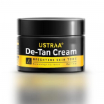 Ustraa De-Tan Cream 50g - Dermatologically Tested - For Effective Tan Removal & Even Skin tone, With Japanese Yuzu & Licorice, Prevents Dark Spots