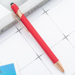 Creative Geelpliiatsid Rose Gold Press Pen Kingitused Metallist pastapliiatsid A punane