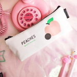 Armas t&auml;hestik, virsikuv&auml;rvi &otilde;pilase pliiatsikarp Kirjatarbed pliiatsikarp Pliiatsikarp Pliiatsikott Koolit&ouml;&ouml;riistad