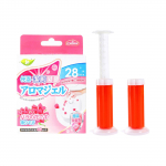 (Suurep&auml;rane kodu)WC deodorant geel WC puhastusvahend geelv&auml;rskendaja deodorant puhastusvahend tualettruumi desodoreerimine 2pc punane