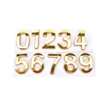 Maja Hotelli ukseaadressi tahvli numbrinumbrid kleebisplaadi silt Maja number 0 kuld