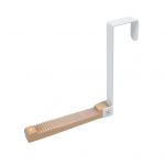 Ukse taga konks Kokkupandav Lihtne paigaldus Ilma puurimiseta Ruumis&auml;&auml;stlik Tugev kandev&otilde;ime Riiete riputamine Mitmeotstarbeline Ukse taga hoiuriiul Majapidamine valge