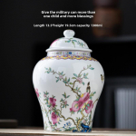 K&otilde;rgekvaliteediline sinine ja valge keraamiline teepurk : Niiskuskindel, Hermeetiliselt suletud, Ideaalne koju v&otilde;i kingituseks