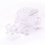 1 tk Creative European Wedding Box Royal Carriage Plastikust peen kaunistus Armas kodu