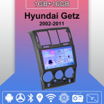 Autoraadio Android Auto Carplay Hyundai Getz 2002-2011 multimeediapleieri peakomplekti stereo GPS navigatsioon BT WIFI 1+16GB 1+16GB,A