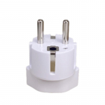 Schuko Saksamaa, Prantsusmaa pistikuadapter, &uuml;likompaktne, kerge &ndash; &Scaron;veitsi ja Venemaa vahel, L&otilde;una-Korea reisiadapteri pistik &ndash; t&uuml;&uuml;p E/F valge