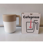 8OZ French Press Kruus Kohvi- v&otilde;i teekeetja infuser Press Cup Original Plastic 8OZ