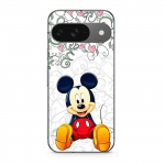 Coque - MANIACASE - Google Pixel 9 - Mickey Mouse - Souple - Noir