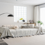 Veekindel diivanitekk Mitmeotstarbeline &uuml;hev&auml;rviline m&ouml;&ouml;bli kate Vastupidav kangas Tolmukindel kriimustusvastane Kodu elutoa sisustus 180 X 130