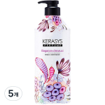 Kerasys Perfume Shampoo Elegance and Sensual Fragrance, 980ml, 5 pcs. white