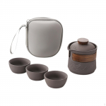 Traveling Tea Set Chinese Pot Gift Easy to Carry Teapot Teacups Kung Fu