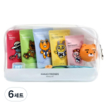 Minis Kakao Friends travel toiletries, 6 sets gray