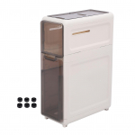 Kitsas hoiukapp 6 rattaga, veekindel, &otilde;huke sahtlikorraldaja vannituppa, pesuruumi, v&auml;ikesele ruumile 2 Tier