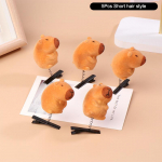 5 tk Naljakad 3D Kapibara Juukseklambrid Joonisfilm Pl&uuml;&uuml;s Juuksen&otilde;el Pardinoka Klamber Festivalipeo Juukseaksessuaarid