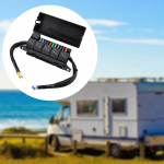 12V Relay Box 11 Way Fuse Component Easy to Install Part with 6 Block
