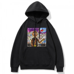 Album The Party Never Ends Kapuuts Juice Wrld Retrograafikaga dressipluus pikkade varrukatega kapuutsiga pullover XS must