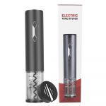 Fooliumil&otilde;ikuriga Elektriline punase veiniavaja roostevabast terasest n&otilde;utarvikud Automaatne elektriline veinipudeli korgitseriga avaja must