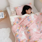 Piimane sametist tekk lastele, paksendatud lambavillast tekk, paksendatud kahepoolne sametist l&otilde;una 120 150cm